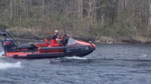 Лодка Solar академия 555 на реке Анюй