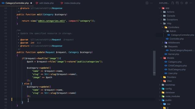 How to Make Classified Website with Laravel 8 - #9 Finished Category CRUD смотреть онлайн