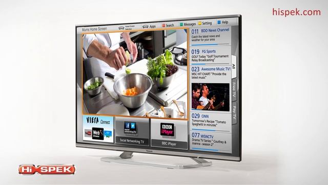 Panasonic AS650 Series - TX42AS650B TX50AS650B TX47AS650B TX55AS650B TX60AS650B Full HD Smart 3D TV смотреть онлайн