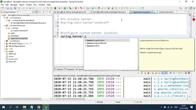 Spring Boot 2 + Custom Banner Example | Java Inspires смотреть онлайн