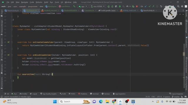 Searching In List Adapter | Best Way to Search in Recycleview List Adapter Kotlin смотреть онлайн