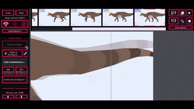 How to make a dinosaur walk 2 (Quadruped walk)(Stick nodes) смотреть онлайн