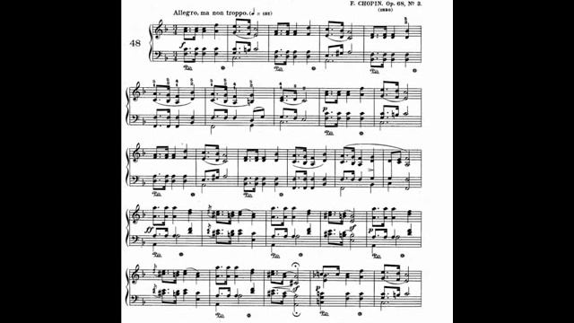 Ashkenazy plays Chopin Mazurka No 48 in F, Op posth 68 No 3 BI 34 смотреть онлайн