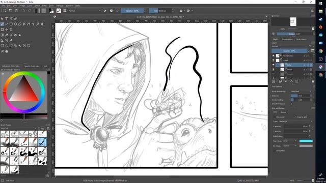 Krita For Comics Ep. 6: Inking смотреть онлайн