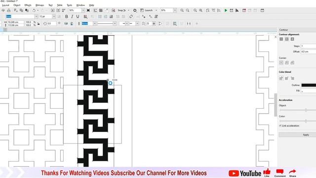 2D Jali Design # CorelDraw Tutorial # Mashrabiya Design # CNC Cutting # Creative Design смотреть онлайн