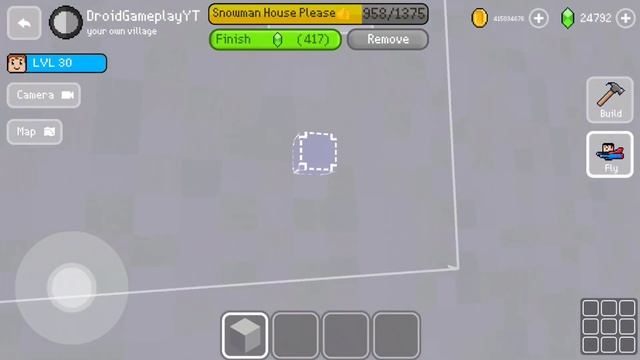 Snowman House - Block Craft 3d: Building Game смотреть онлайн