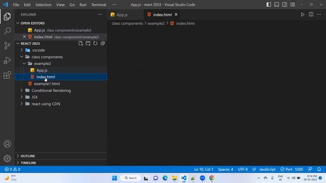 Class Components in react js with example | React JS in Hindi | Types Of Components смотреть онлайн