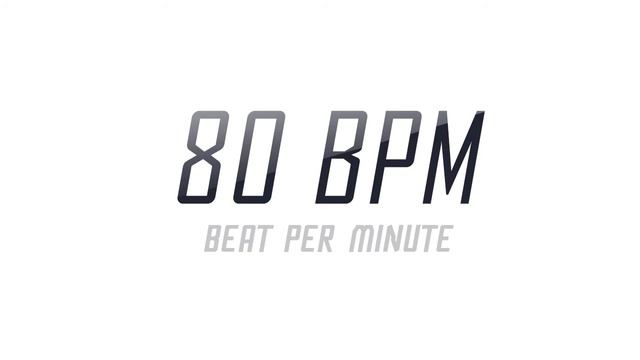 80 BPM Metronome 10 minutes смотреть онлайн