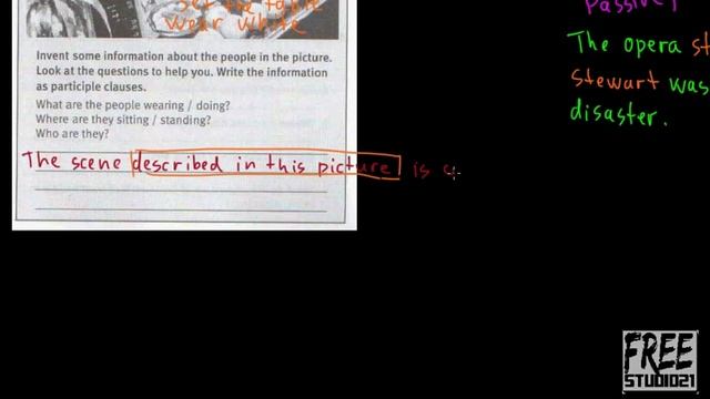 Solutions Intermediate 2013 | WB | Unit 10 | Описание картинки с Participle Clauses
