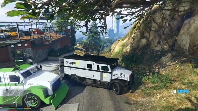 Franklin Collecting SECRET MONEY TRUCKS In GTA 5 | SHINCHAN And CHOP