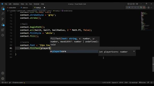 How to Create Ping Pong Game using HTML CSS JavaScript ??Master the Art смотреть онлайн