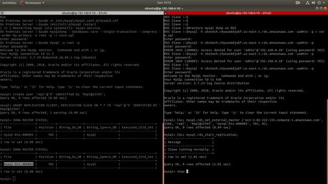 Mysql On Premise Master To AWS RDS Slave Replication смотреть онлайн