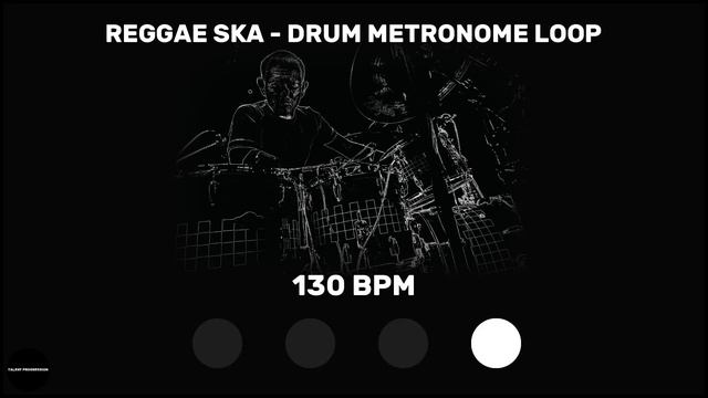Reggae Ska | Drum Metronome Loop | 130 BPM смотреть онлайн