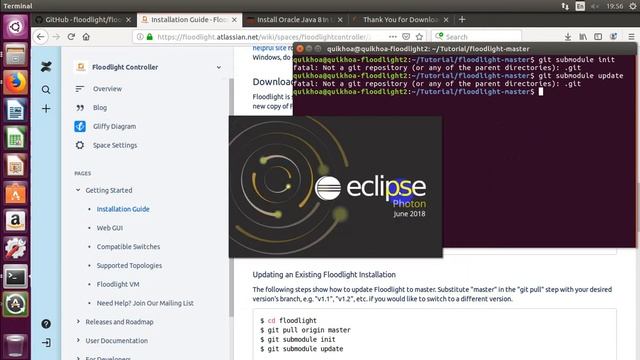 How to run and build module in Floodlight controller by Eclipse on Ubuntu 16.04 смотреть онлайн