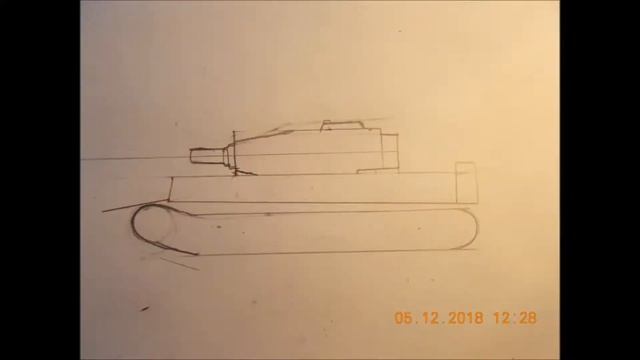 РИСУЕМ ТАНК ТИГР!!! смотреть онлайн
