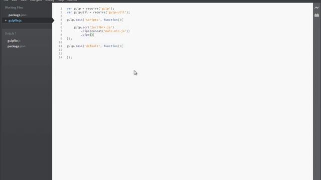 GulpJs ( Gulp.js ) Introduction tutorial смотреть онлайн