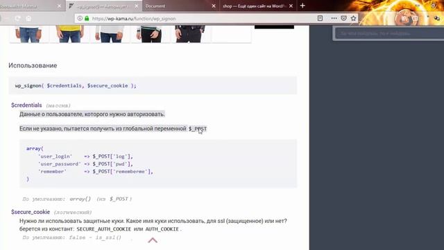 Урок 158. Wordpress. Авторизация средствами Wordpress