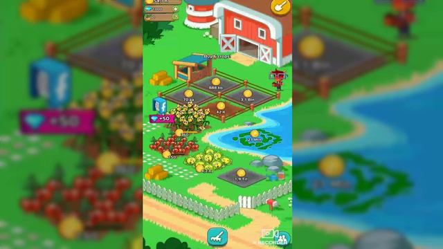 Farm and Click - Idle Farming Clicker Pro - Red Machine Gameplay смотреть онлайн