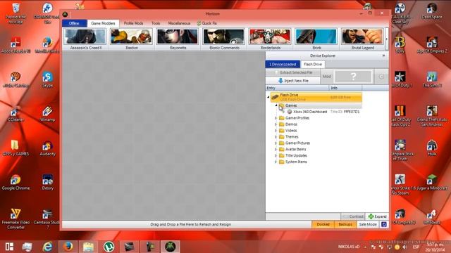 Como Descargar e Instalar Minecraft Para Xbox 360 Por Medio De USB смотреть онлайн