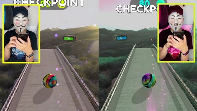 Going Balls - 2x Ball Colors Run ? Reverse??Gameplay Android iOS New Game Update смотреть онлайн