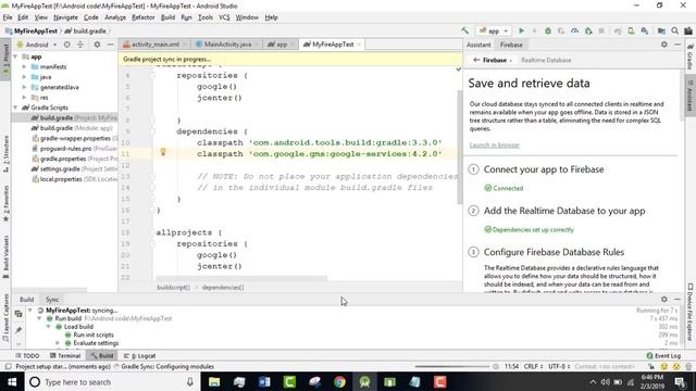 Firebase RealTime DataBase part 1 - How to store data смотреть онлайн