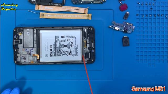 Samsung M31 SM-M315 замена дисплея / Samsung M31 screen replacement/SM-M315F, SM-M315F/DS, SM-M315F смотреть онлайн