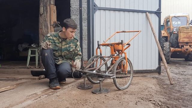 Натяжитель ремня на косилку. Самодельная роторная косилка из бензопилы дружба. смотреть онлайн
