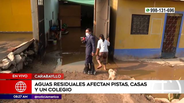 Aguas Residuales Afectan Pistas, Casas Y Un Colegio | Primera Edición | Noticias Perú