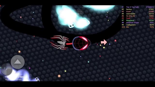 Slither.io - Black Spiderman Skin Release - Epic Slither.io Best Gameplay - World Record-CODE UPDAT смотреть онлайн
