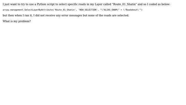 GIS: Using Select Layer By Attribute in Python Script Tool смотреть онлайн
