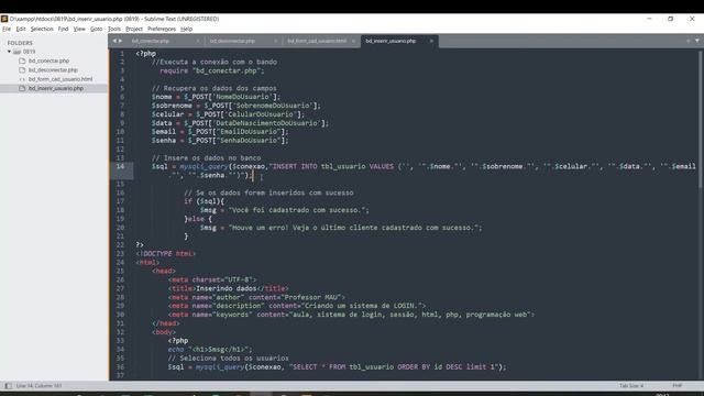 Programação WEB-II | PHP - Sistema de Login - Parte III смотреть онлайн