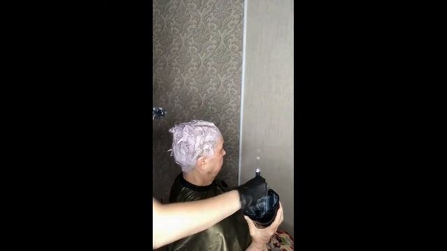 Домашнее окрашивание в платиновый блонд смотреть онлайн