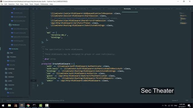Laravel 5 Tips In Arabic : #5 Create Custom Middleware смотреть онлайн