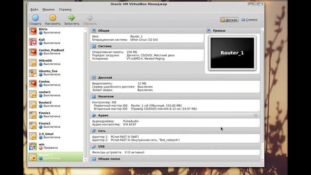 RouterOS v6 в VirtualBox смотреть онлайн