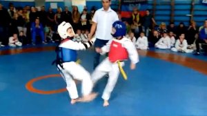 тхэквондо дети Taekwondo kids fight