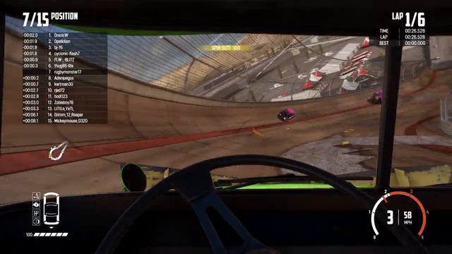 Hearse Vs Battle Bus On The Hardest Track Ever! #Wreckfest #Fails #Crash