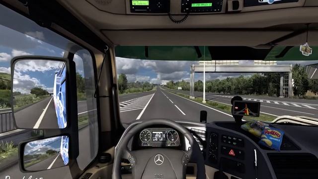 [Euro Truck Simulator 2 1.41] - Driving Mercedes Actros MP3 from Dover to London (Promods 2.56) смотреть онлайн