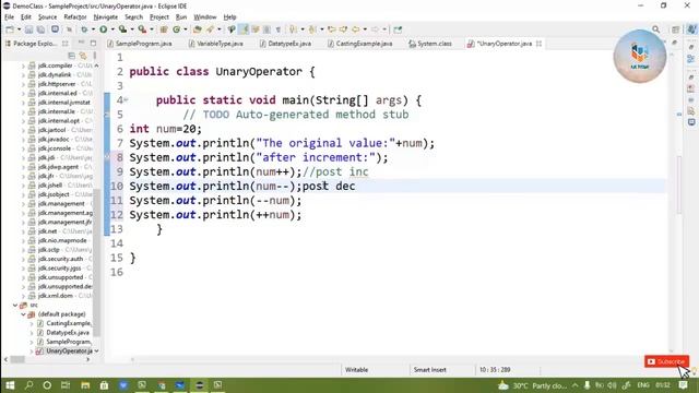 How to Use Unary Operators in Java/what is Unary Operators/Java Operators смотреть онлайн