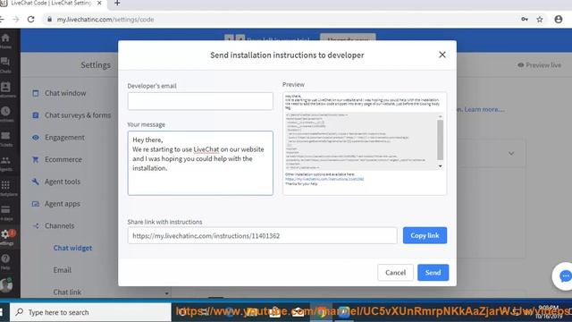 Set up LiveChat Chat widget in website смотреть онлайн