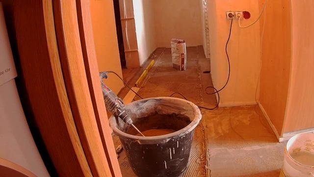 Стяжка+наливной пол своими руками