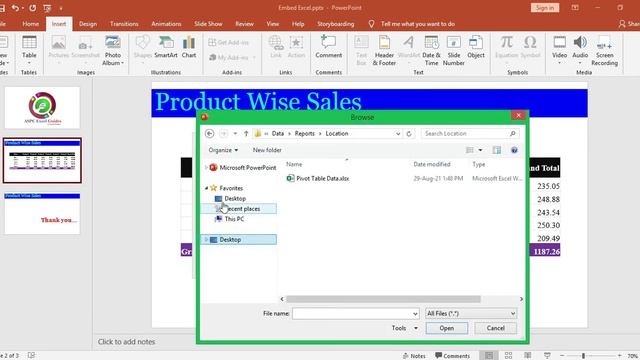 Attach or Embed Excel In Power Point Presentation or PPT (2021) смотреть онлайн