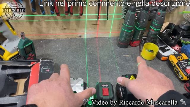 Livella laser a croce ricaricabile 4V. Livella laser 360° Parkside performance lidl. PKLLP 360 B2. смотреть онлайн