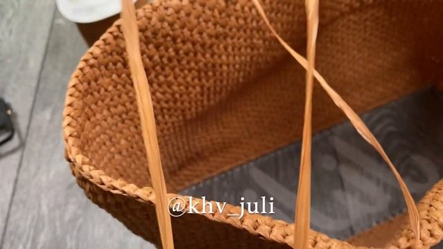 Сумка из рафии(тоут)/УЗОР ДЛЯ СУМКИ /JiJi вязание смотреть онлайн