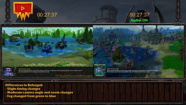 Warcraft 3: Reforged vs Classic Cutscene Comparison #144 - Balancing the Scales 1/4 смотреть онлайн
