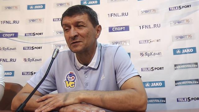 Пресс-конференция Шинник - Волгарь ( Газзаев Юрий Фарзунович) смотреть онлайн
