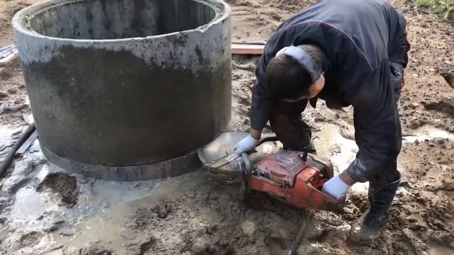 Алмазная резка колодца. смотреть онлайн