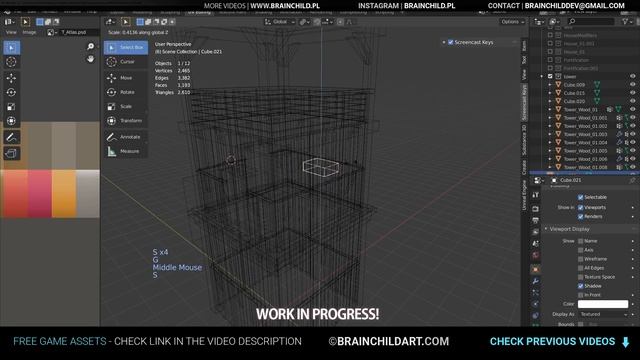 Blender & Unity | Modeling Lowpoly Wooden Tower / Fortification (Part 2) смотреть онлайн