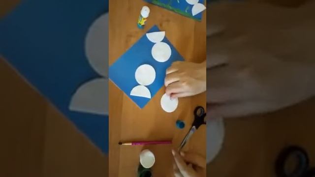 Рыбки из ватных дисков смотреть онлайн