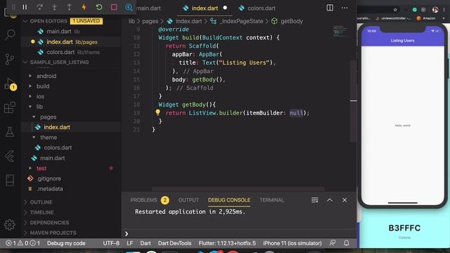 Flutter Fetch Data From API And Display In Listview Part 1 смотреть онлайн