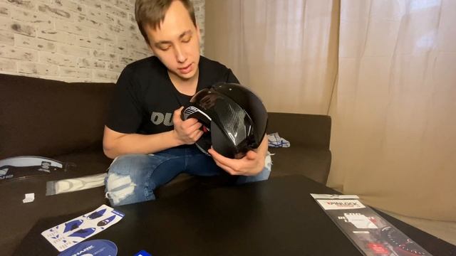 SPARTAN CARBON 1.2 обзор ТОПОВОГО спортивного шлема от SHARK | мотоФил смотреть онлайн